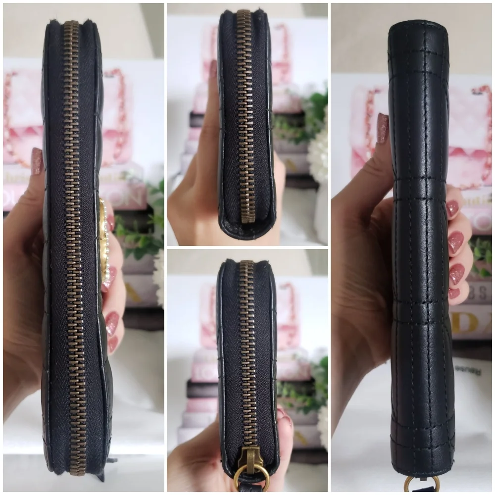 **SOLD** Authentic Pre-owned Gucci Marmont Pearl Logo Quilted Long Wallet - Picture 7 of 12